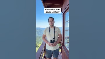This is how to become a fire lookout #firelookout #firewatch #howto #mountains #forestservice
