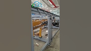 Super size folding gluing linkage line is installing.#cartonmachine #FFGcasemaker #inlineffg