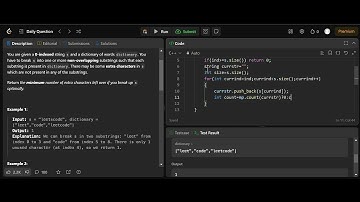2707.Extra Characters in a String