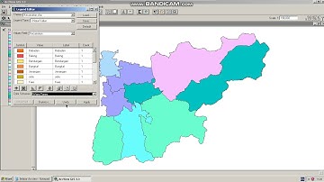 Pewarnaan Peta Arcview 3.3