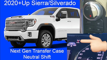 2020+Up GM Truck T-Case Neutral Shift