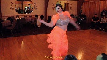 Eleanee Jimenez con www.Latinconsabor.com in the house!!!