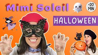 Halloween avec Mimi Soleil | comptines citrouille fantôme sorcière | Vidéos éducatives pour enfants