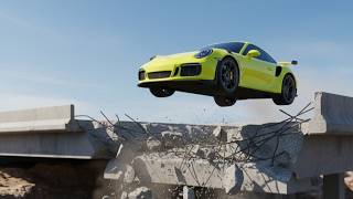 Can Any Car Survive the Broken Bridge BeamNG dr