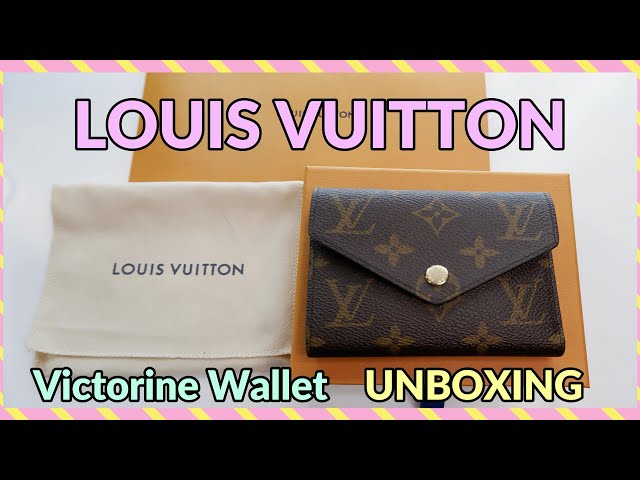 Louis Vuitton Victorine Wallet in Noir Empreinte Unboxing 