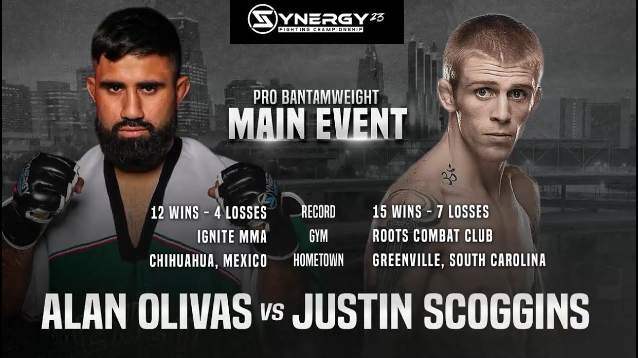 Джастин Скоггинс против Алана Оливаса - Synergy FC 23