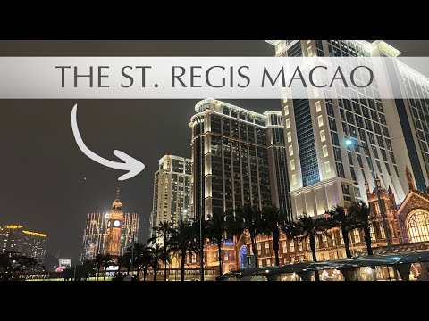 The St Regis Macao (澳門瑞吉酒店) - Luxury Hotel Walkthrough of Room, Pool, Breakfast and Spa in 4K