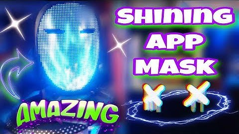 LED Shining App Mask - Unboxing