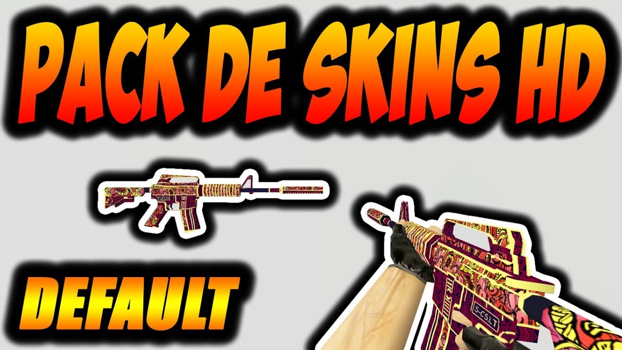 Pack De Skins M4a4 Hd 2 Default Model Cs 1 6 By Skins Cs - counter blox roblox offensive ak 47 kill montage 3 como tener