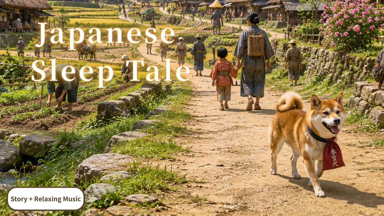 Japanese Sleep Story & Relaxing Music]Heartwarming Tales from Old