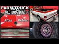 Cleaning a Farmer&#39;s DIRTY Pickup Truck! | Chevy C10 Truck | Satisfying Car Detailing Restoration!!