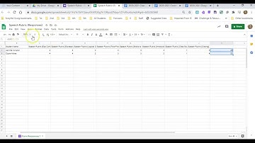 Google Forms Formula to Add the Rubric Score