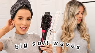 BIG SOFT WAVES: FINE TO BIG & BOUNCY HAIR ROUTINE | leighannsays