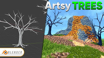 How to Make Spooky/Fantasy Trees... (Blender)