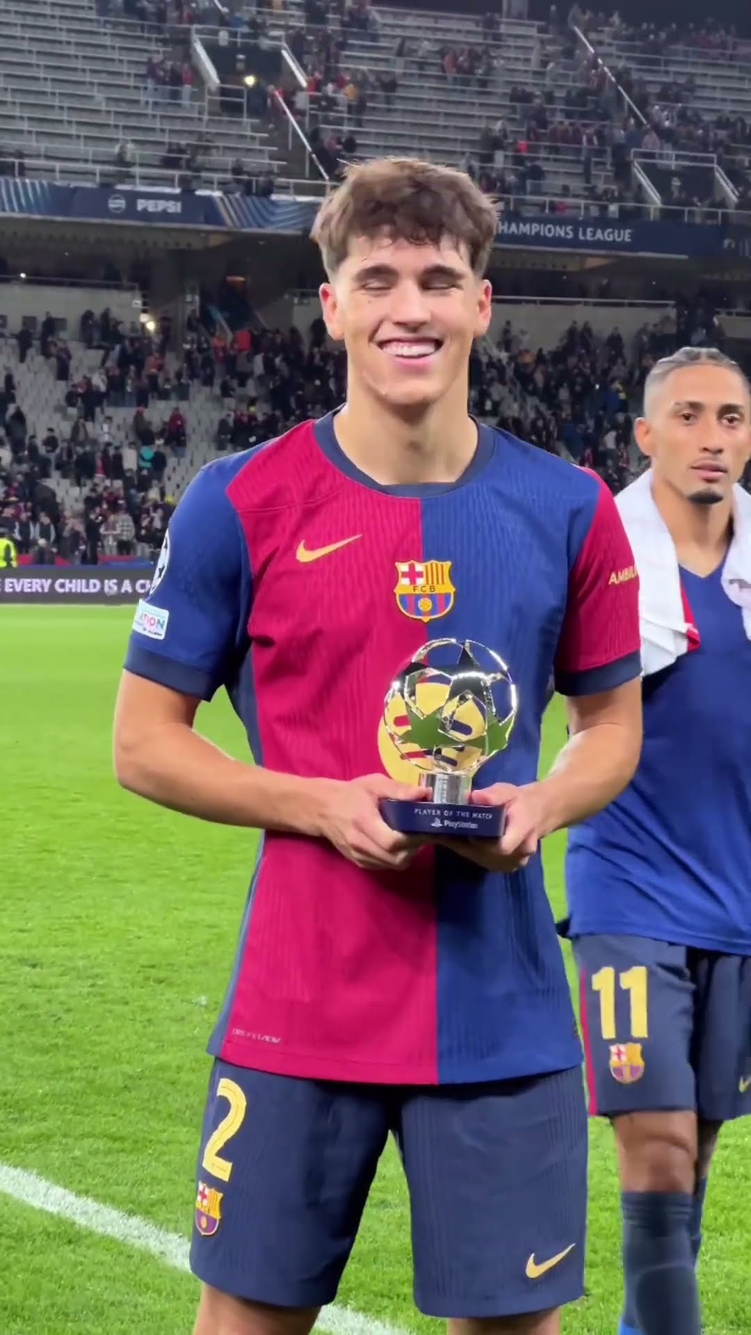 CUBARSÍ MVP ? #fcbarcelona #Cubarsi #ChampionsLeague #shorts