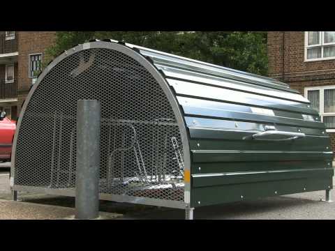 Lambeth cycle hangers in Hackney