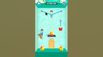 Rescue Cut Level 206 : Android iOS Game walkthrough