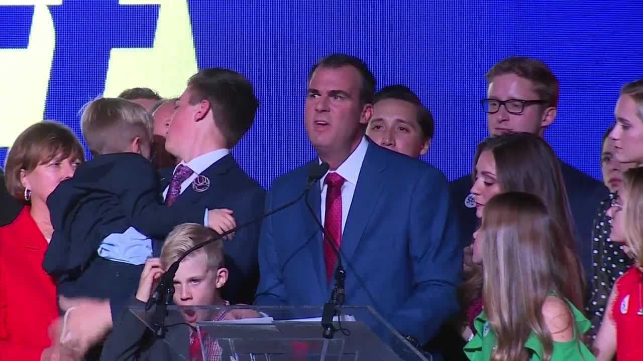 Kevin Stitt speaks after being elected Oklahoma governor - YouTube