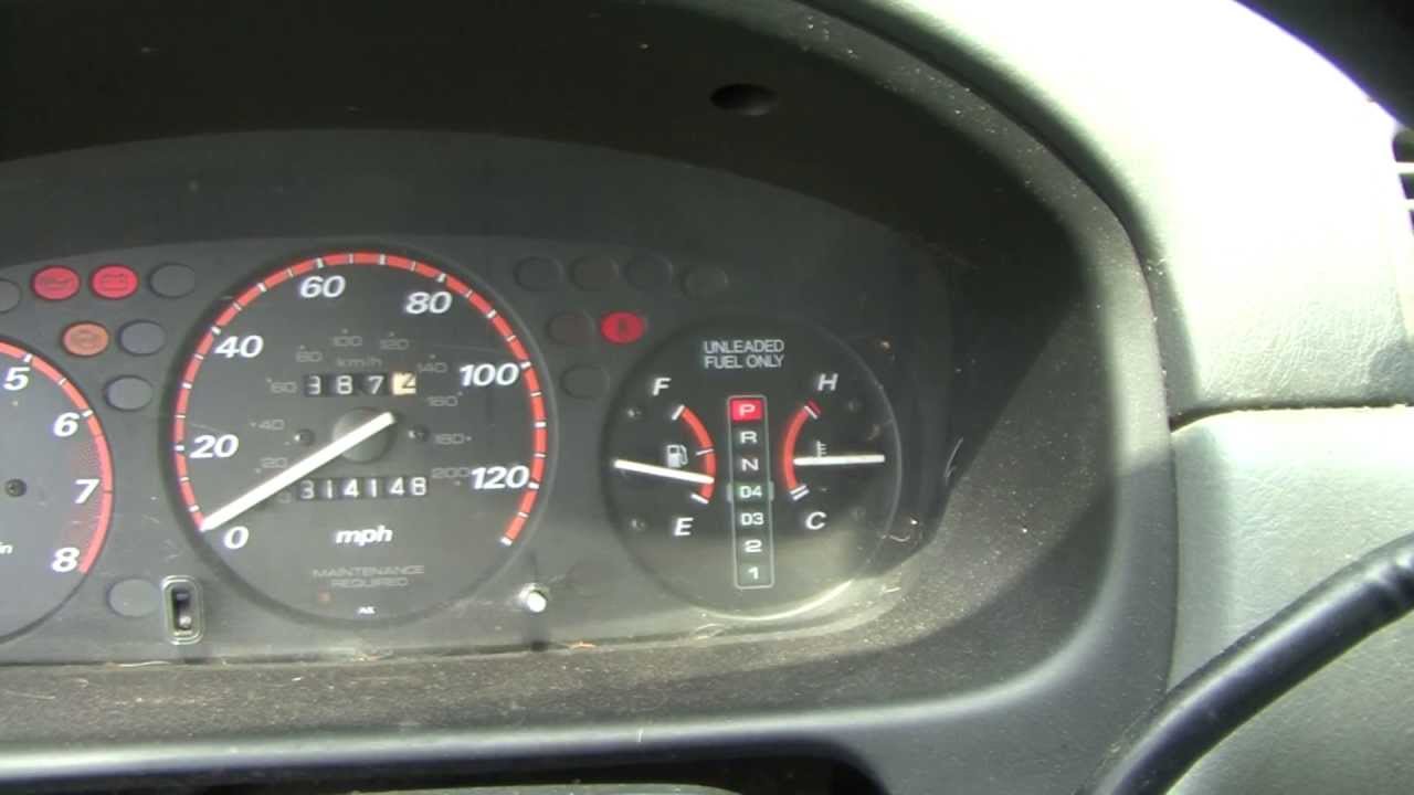 Honda crv d indicator flashing