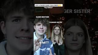 PUT A FINGER DOWN CHALLENGE😳✋ - Gay Edition🏳️‍🌈 #shorts #viral #challenge