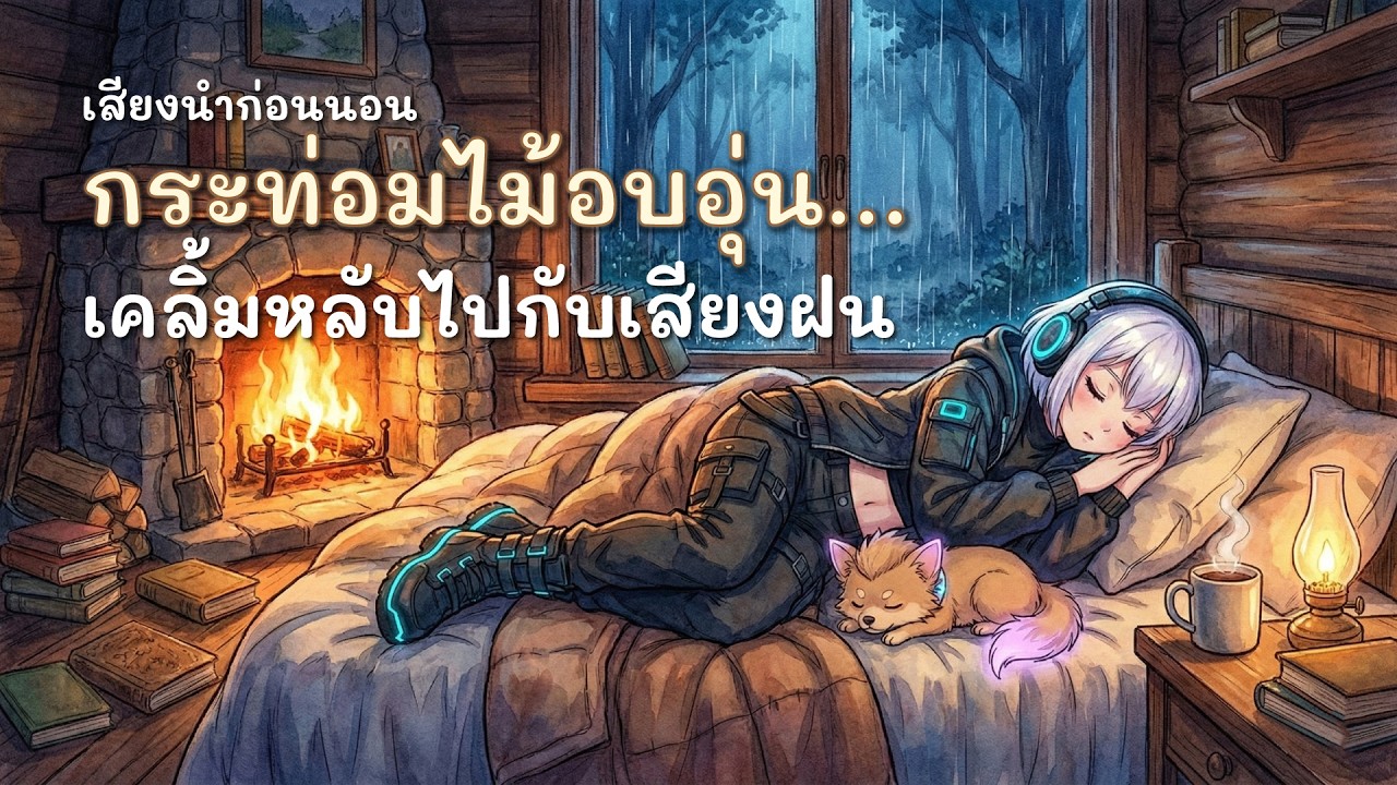 เสียงนำทางก่อนนอน : 30 นาที กระท่อมไม้อบอุ่น... เคลิ้มหลับไปกับเสียงฝน | Mind Rest by Win