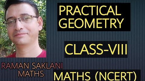 PRACTICAL GEOMETRY// CLASS- VIII(MATHS)// LECTURE -03// EXERCISE -4.3