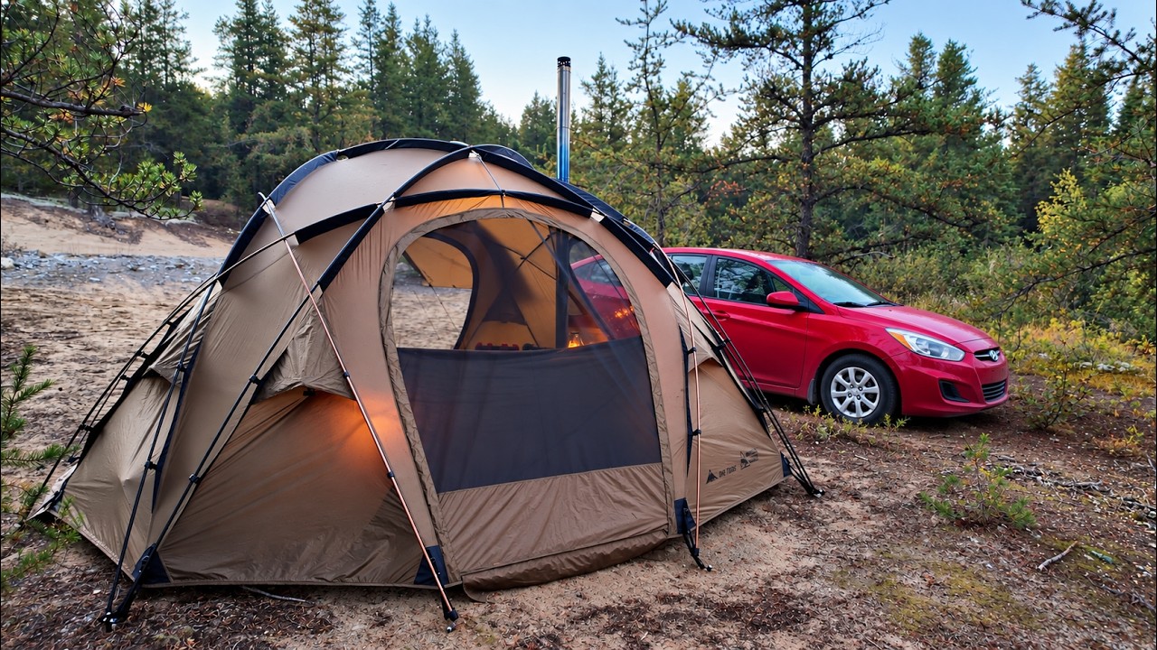 How Much Camp Can a Small Car Carry? OneTigris Nestfire review.