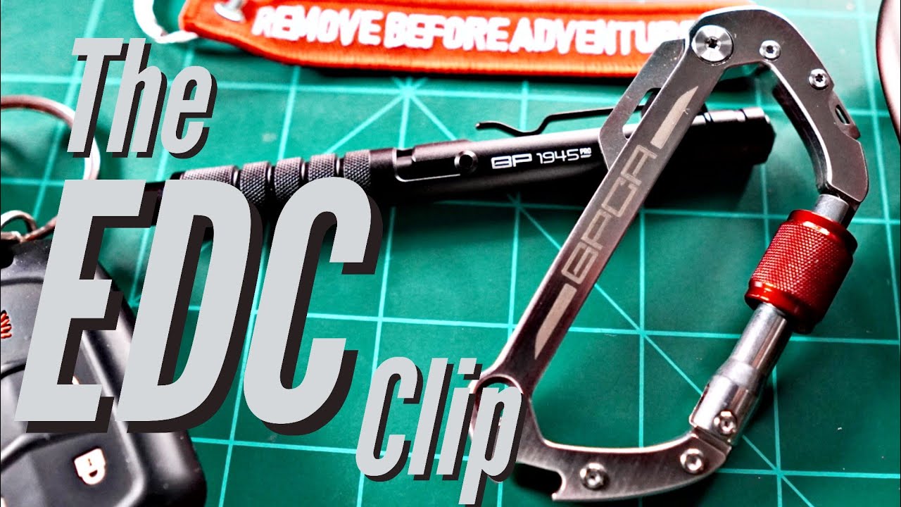 EDC: GPCA Carabiner & Bolt Action Pen 