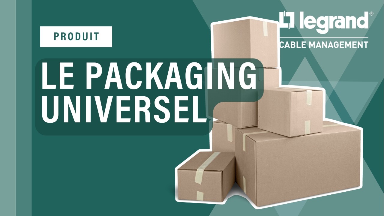 Wrapeasy, le packaging universel de Legrand Cable Management