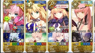 FGO NA Hunting Quest 14 - Helter Skelter Hunt 90++ 3 Turn 6/5 CE Teams