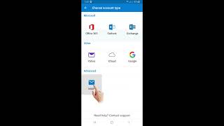 How to Add Email to Outlook Mobile App screenshot 2