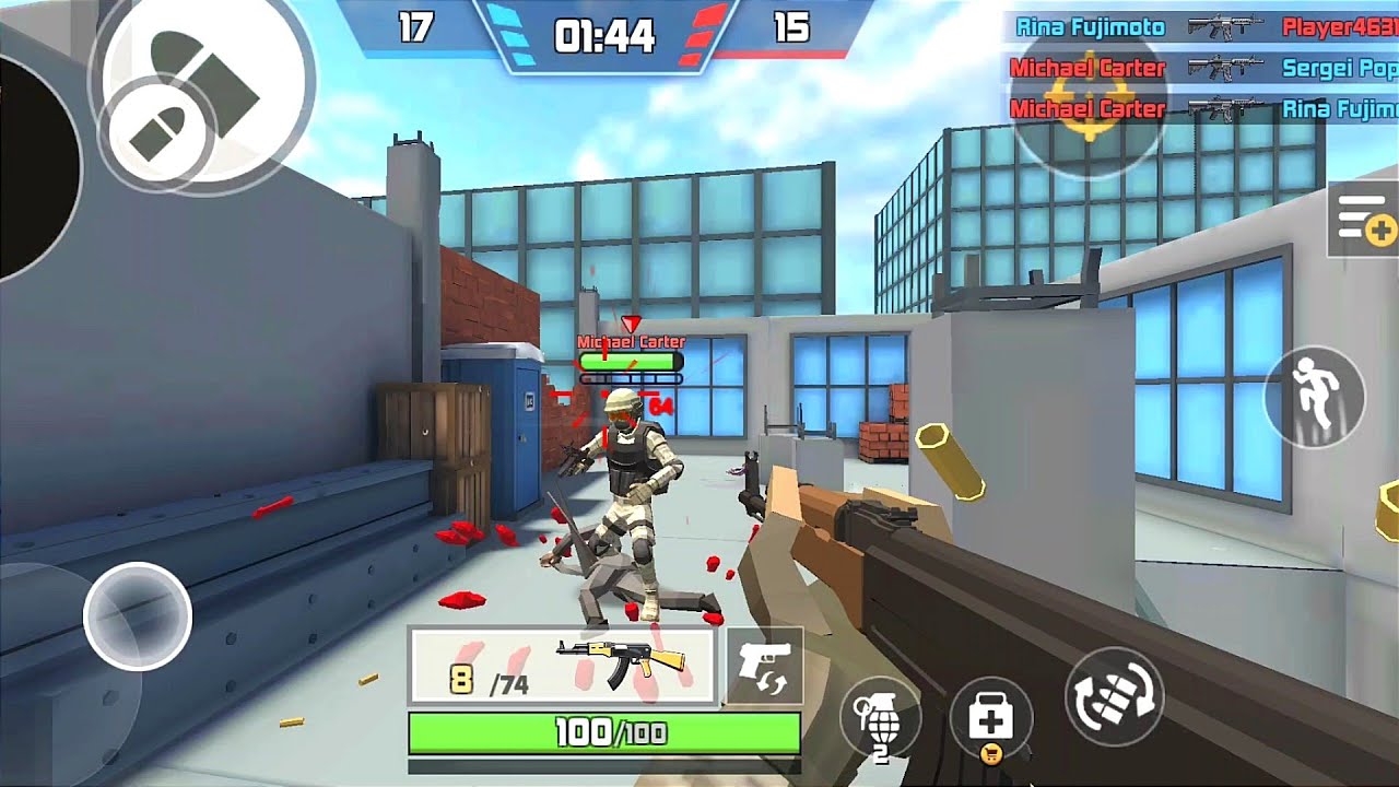 Super FPS Shooter: Pixel Fire Android Gameplay HD