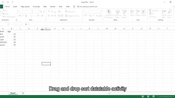 AIwozo Activity Tutorial: Sort Data Table