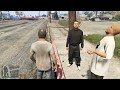 GTA V - Fist fighting LSPD (All Peds Unarmed Mod)