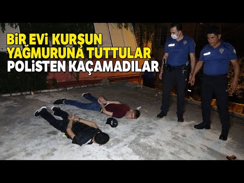 Silahlı Saldırganlar Saklandıkları Evin Damında Polis Tarafından Yakalandı