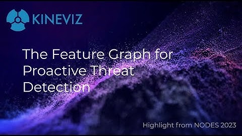 The Feature Graph for Proactive Threat Detection