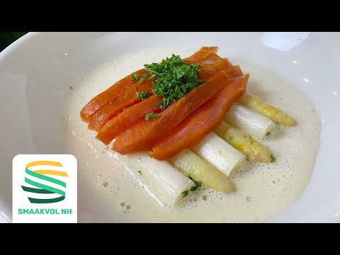 Video: Witte Asperges Met Uiensaus