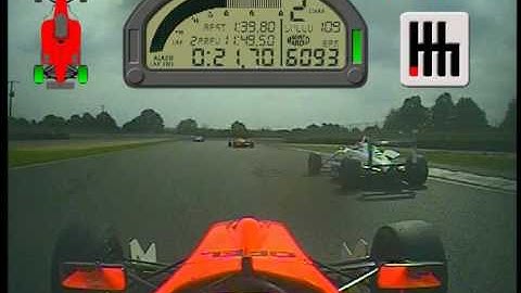 DALLARA F3 With Dashware from Chasecam