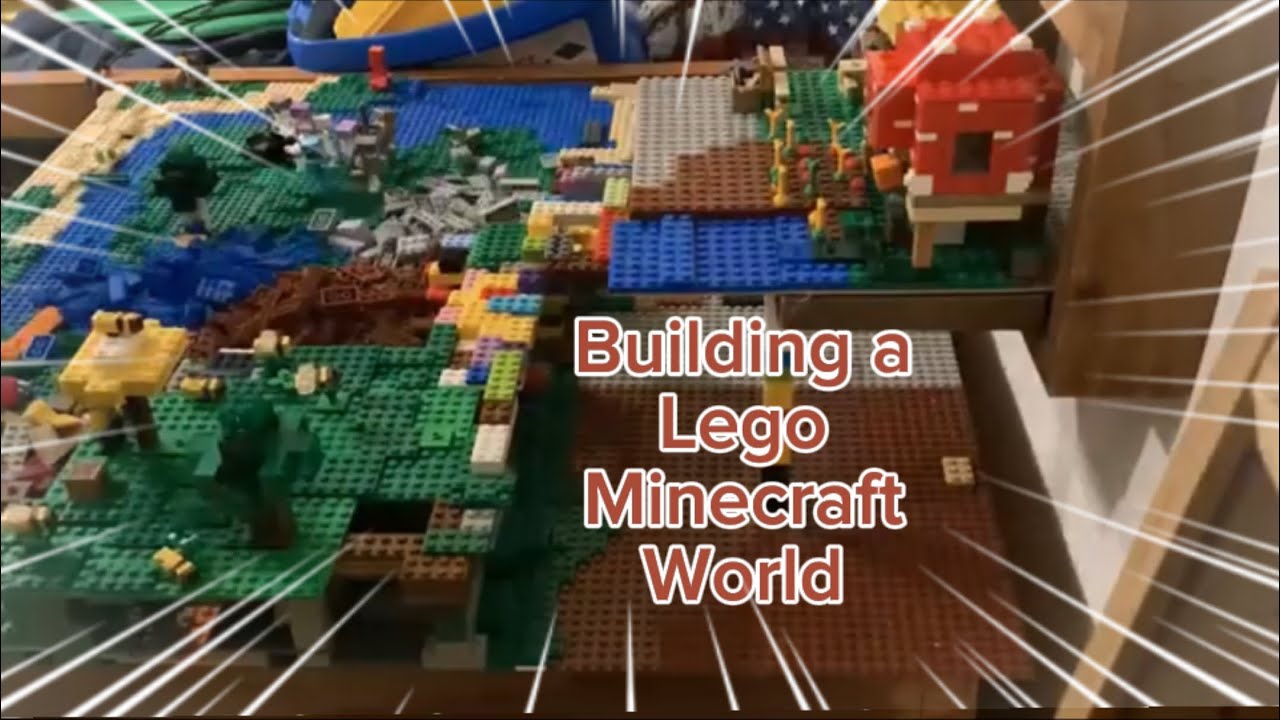 Building my Lego Minecraft world part 2 - YouTube