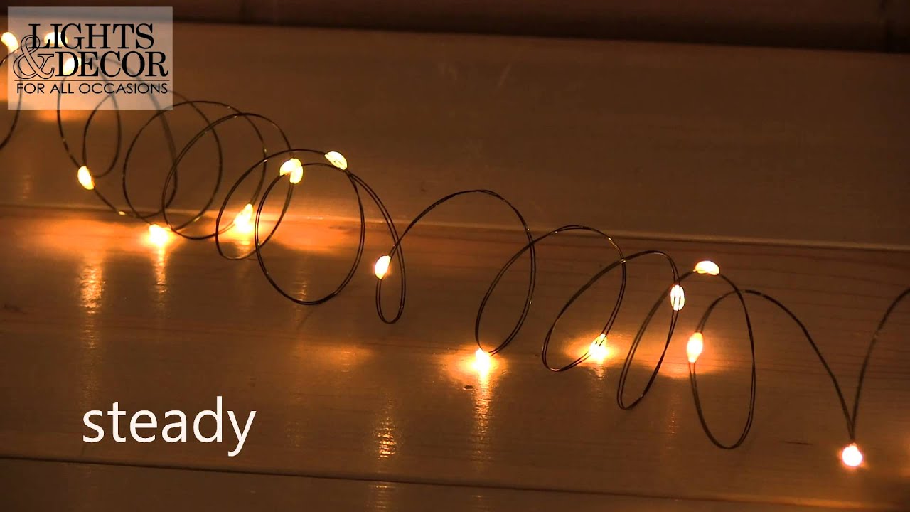 Warm White Multifunction LED Fairy Lights