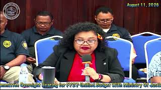 12TH OEK, The Senate WMFM Comte Oversight Hearing For FY 27  Unified Budget With Ministry Of Justice screenshot 5
