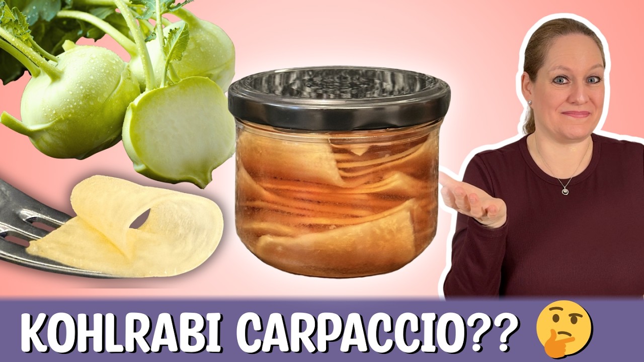 Kohlrabi Carpaccio im Glas – das hätte ich Kohlrabi nicht zugetraut! 🤩