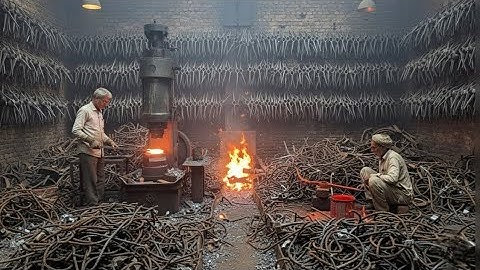 Forging a Powerful Pickaxe from Scratch | Blacksmith Masterpiece in the Forge 🔥