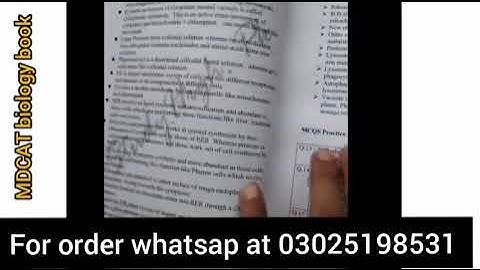 Best MDCAT biology practice Book|