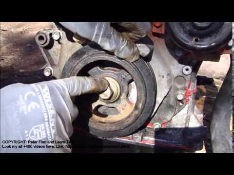 How to assemble engine VVT-i Toyota Part 34: Crankshaft pulley wheel