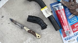 Replacing small EGR cooler hose on 2005 duramax 