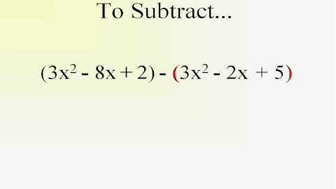 Beginning Algebra & Adding Subtracting Polynomials