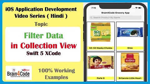 How to Filter Data in Collection View with UISearchController Search Bar in Swift 5 XCode | Hindi