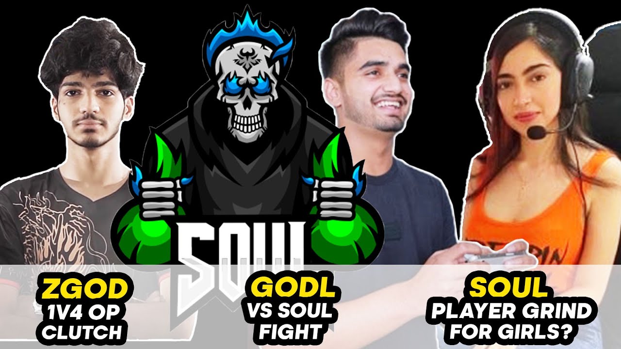 Soul Player Grind For Girls? | ZGod 1V4 Op Clutch | GodL VS Soul Fight Match