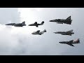 Försvarsmaktens flygdag 2018 SAAB flygplan JAS 39 , SK 37,  SK 60, J 35, J 32, och J 29